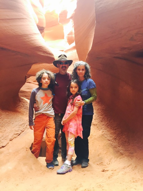 Family pic in Lower Antelope Canyon