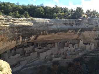 The famous Cliff Palace at Mesa Verde