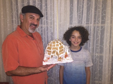 Igloo gingerbread house - the contest winner!